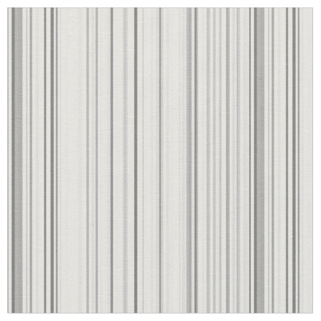 Gestreiftes Muster-Druck Stripes weißes graues Stoff (Nahaufnahme)