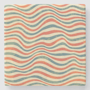 Gestreiftes Muster Steinuntersetzer