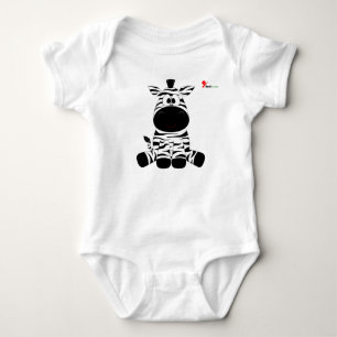 Gestreiftes Zebrakind-Body Baby Strampler