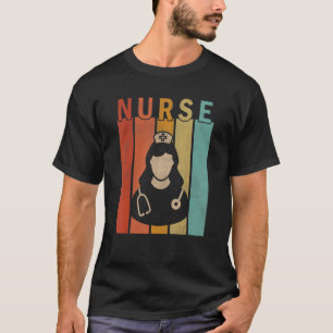 Gestresste Krankenschwester Männer Frauen Niedlich T-Shirt
