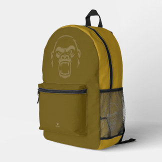 Gestresster Affe - Brüllen! Senf Bedruckter Rucksack