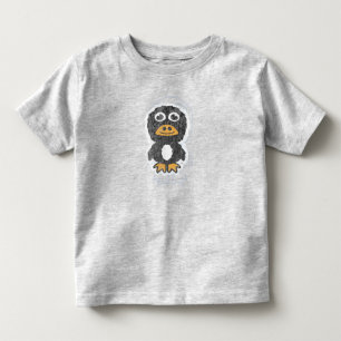 Gestresster Cartoon Pinguin 4 Kleinkind T-shirt