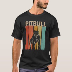 Gestresster Pitbull-Hund Männer Frauen Kind Pitb T-Shirt