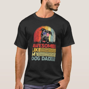 Gestresster Pitbull Toll Wie Mein Hundepapa T-Shirt