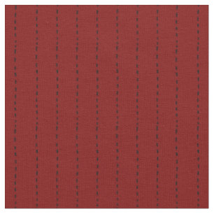 Gestrichelte Linien auf dunklem Rot Stoff