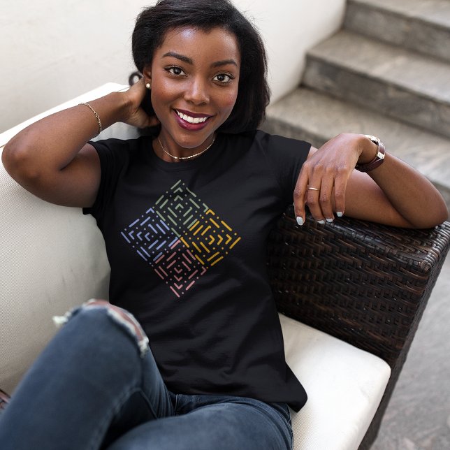 gestrichelte Quadrate T-Shirt (Von Creator hochgeladen)