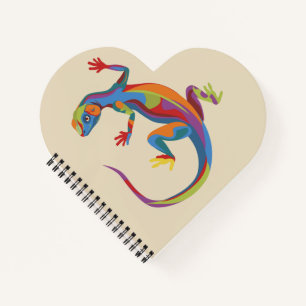 gestrichene Lizard Notizbuch