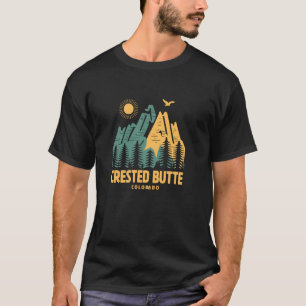 Gestrickte Butte Mountains Colorado Wandern im Fre T-Shirt