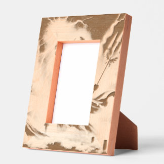 Gestrickte Holzrahmen 4x6 - Personalisiertes Holzf Geätzte Rahmen