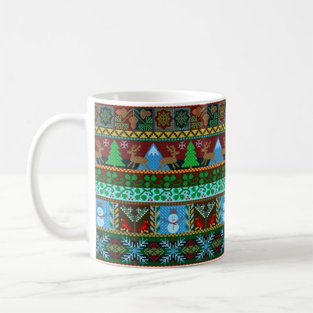 Gestrickter Kaffeetasse (Links)
