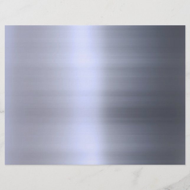 Gestricktes Silbermetall Flyer (Vorne)