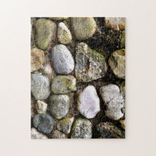 Gestrinöse Felssteine Feldsteinmuster Puzzle