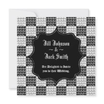 Gestrippte karierte Wirbel (Hochzeit)