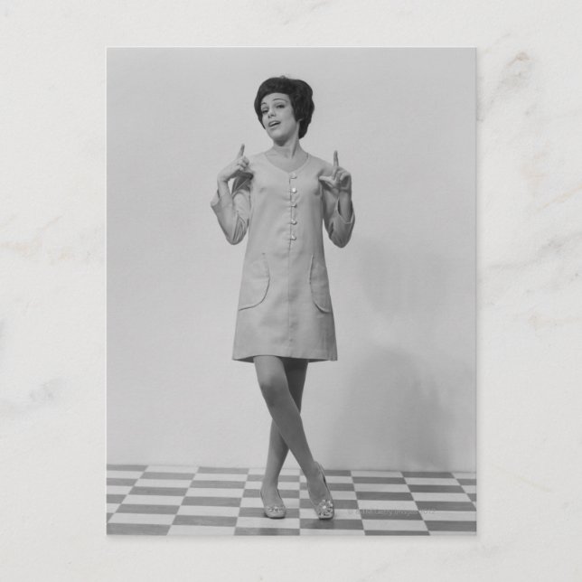 Gestur der Frau Postkarte (Vorderseite)