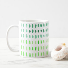 Gestürzt in grüne Tasse