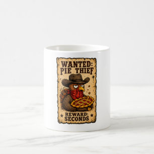Gesucht: Truthahn Piebdieb Thanksgiving Kaffeetasse