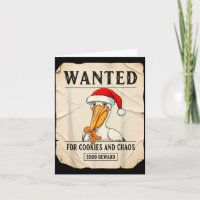 Gesucht wegen Keksen und Chaos Lustiger Pelikan We