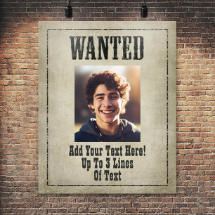 GESUCHT Wilder Westen vintage Poster