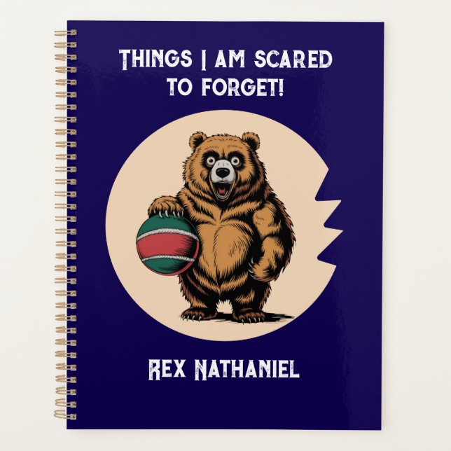 Gesuchte Gedanken gefürchtet zu vergessen Planer (Vorderseite)