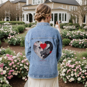 Gesuchte Herzen Jeansjacke