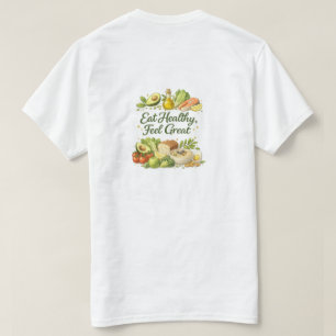 Gesund essen, großartig fühlen - Gesundes Herren B T-Shirt