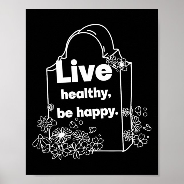 Gesund leben poster (Vorne)