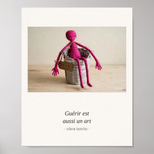 Gesund werden ist auch eine Kunst — Papierreihe Poster