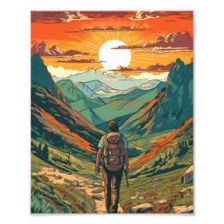 Gesunde Bergwelt Klettern Fotodruck