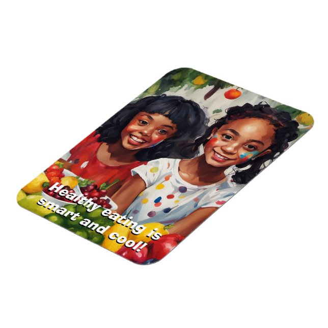 Gesunde Ernährung flexibler Magnet (Linke Seite)