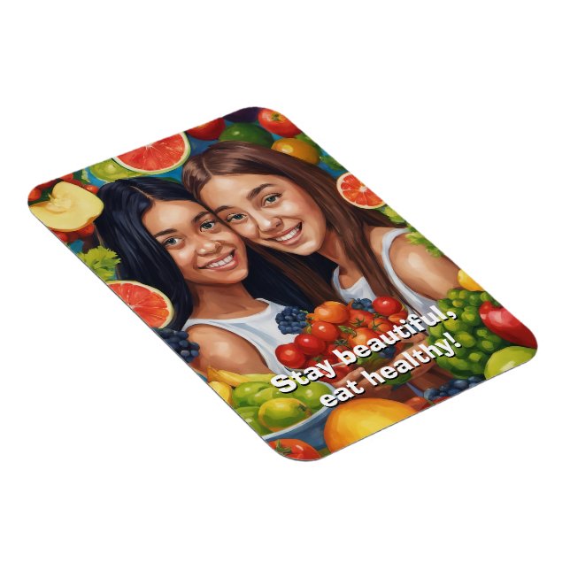 Gesunde Ernährung Magnet (Rechte Seite)