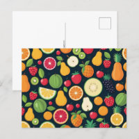 Gesunde Ernährung, Postkarte