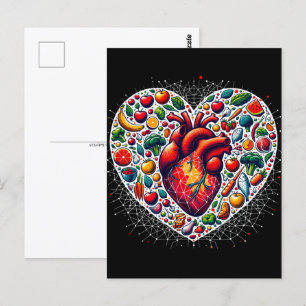 Gesunde Ernährung, Postkarte