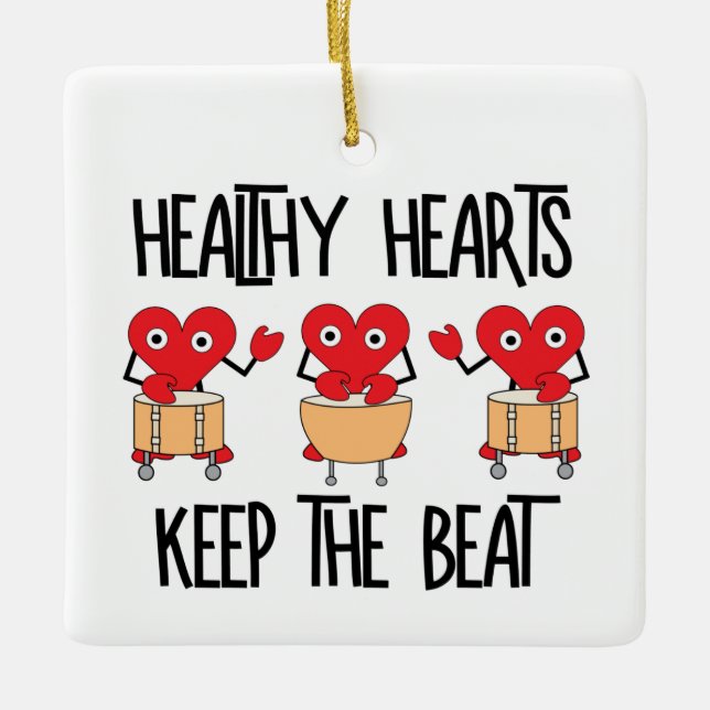 Gesunde Gesundheit Keramikornament (Vorderseite)