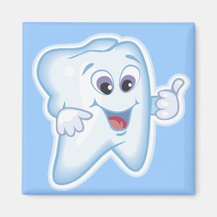 Gesunde Happy Tooth Magnet