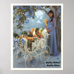Gesunde Mütter, gesunde Babys Ernährung Poster