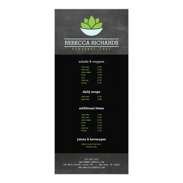 Gesunde Salate Gemüse Catering Menü Halbpension (Vorne)