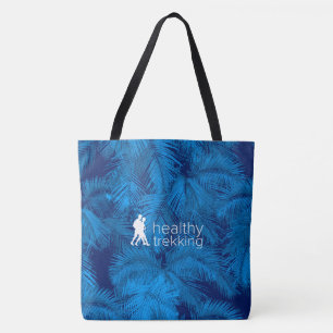 Gesunde Trekking Hawaiian Blue Palms Beach Bag