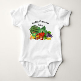Gesunde vegetarische Baby Bodysuit Strampler