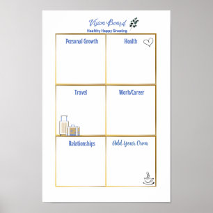 Gesunde Zufriedenheit Poster