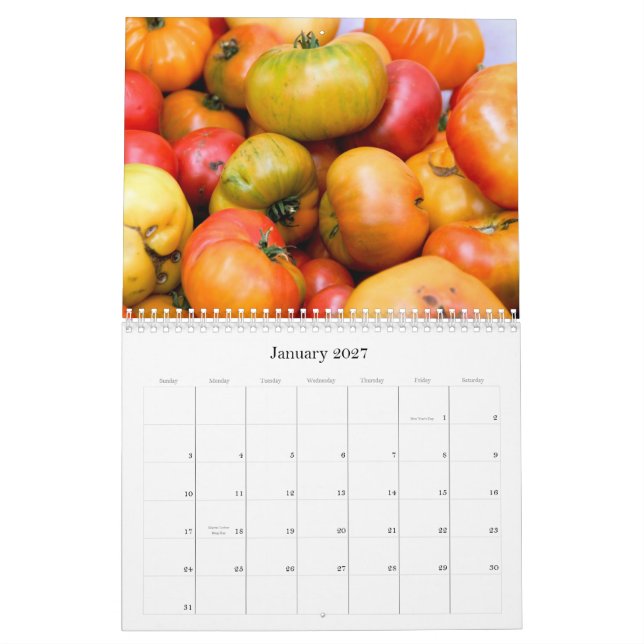 Gesunder Kalender der Nahrung2011 (Jan 2027)