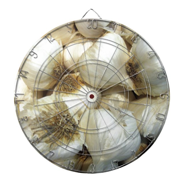 Gesunder Knoblauch Dartscheibe (vorne)