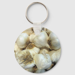 Gesunder Knoblauch Schlüsselanhänger