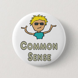 Gesunder Menschenverstand Button