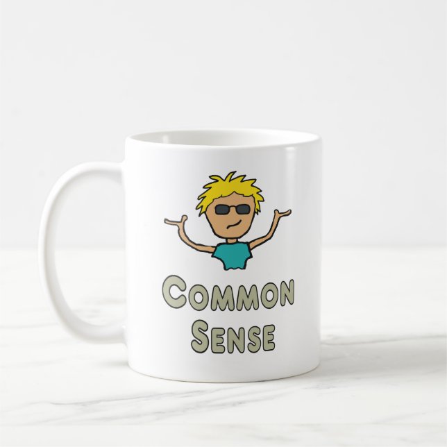Gesunder Menschenverstand Kaffeetasse (Links)