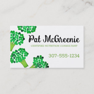 gesunder speisender im Garten arbeitengemüsebus Visitenkarte