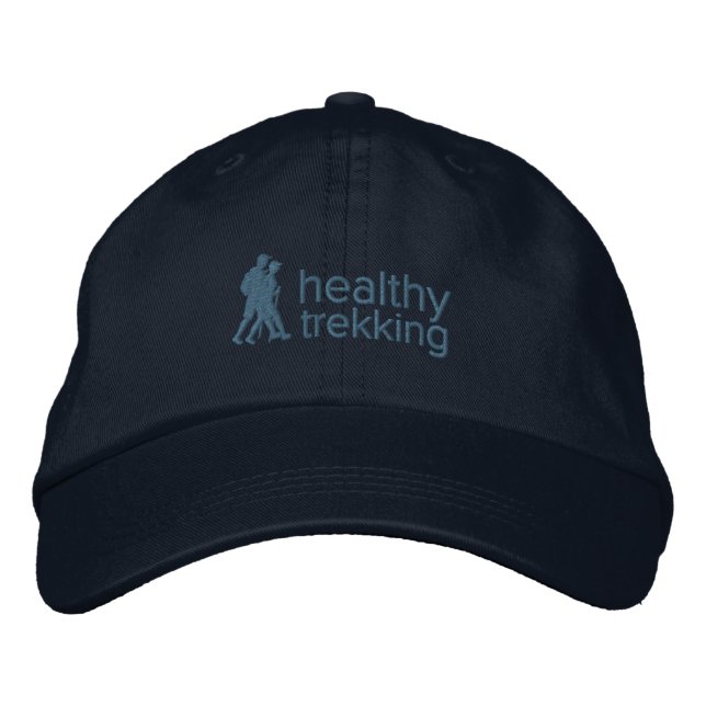 Gesunder Trekking bestickter Travel Hat Bestickte Baseballkappe (Vorderseite)