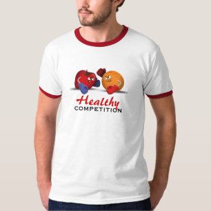Gesunder Wettbewerb Boxing Fruit T - Shirt