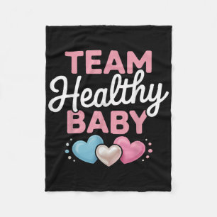 Gesundes Baby Team Neue Eltern Mama Vater Geschlec Fleecedecke