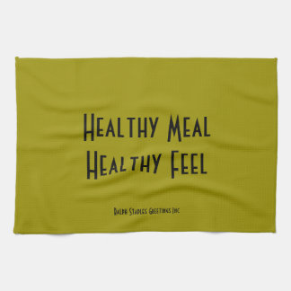 Gesundes Essen Handtuch