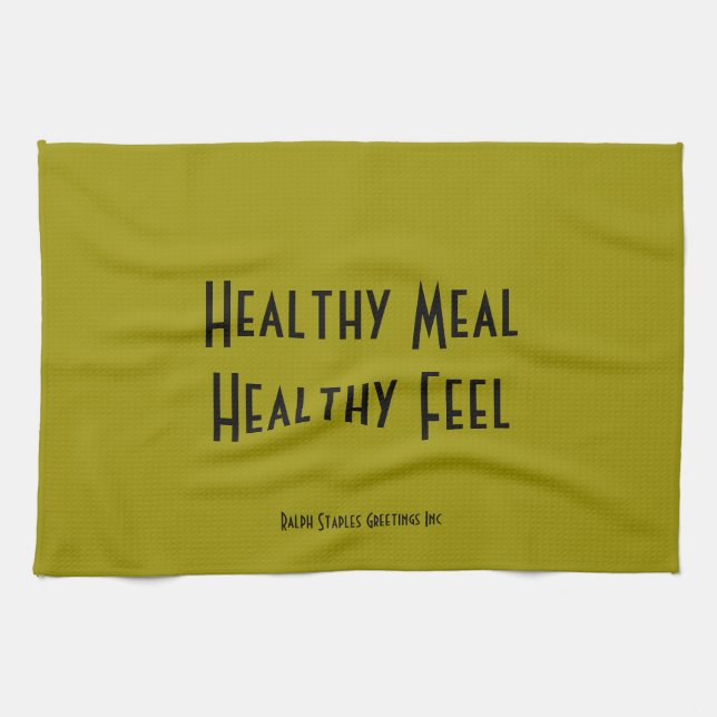 Gesundes Essen Handtuch (Horizontal)